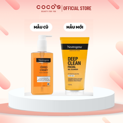 [MUA 1 TẶNG 1] Sữa rửa mặt Neutrogena Deep Clean Facial Cleanse, Sữa rửa mặt làm sạch sâu 150ml