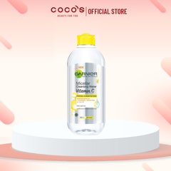 Nước tẩy trang Garnier Micellar Water Vitamin C, Nước tẩy trang dưỡng sáng da  400ml