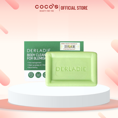 [Tặng túi tạo bọt] Xà Phòng Giảm Mụn Cơ Thể Sau 7 Ngày Derladie Body Cleansing Bar For Blemish Skin 50g