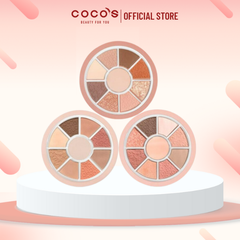 Bảng Phấn Mắt Color School Vitality Pocket Eyeshadow Palette 9 Màu 12.4g