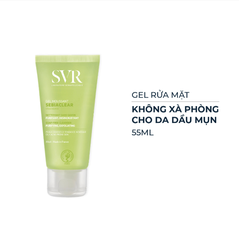 Sữa Rửa Mặt Dạng Gel SVR Sebiaclear Gel Moussant Không Chứa Xà Phòng Dành Cho Da Dầu 55ml/200ml/400ml