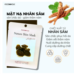Combo 10 Mặt Nạ Foodaholic Nature Skin Mask Dưỡng Ẩm, Giảm Mụn, Trắng Da 23gx10