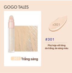 Che Khuyết Điểm 2 Đầu Gogo Tales Moisturizing Traceless Concealer Special Fish