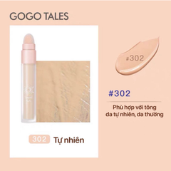 Che Khuyết Điểm 2 Đầu Gogo Tales Moisturizing Traceless Concealer Special Fish