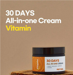 Kem Dưỡng Pretty Skin Vitamin 30 Days All In One Cream, Kem Dưỡng Cấp Ẩm  Cho Da