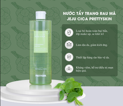 Nước Tẩy Trang Pretty Skin JEJU CICA Giảm Khuẩn Làm Sạch Sâu Cấp Ẩm Pretty Skin - xanh lá