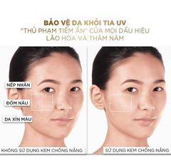 Kem Chống Nắng  L'Oréal Uv Defender Moist & Fresh Serum Protector, Kem Chống Nắng Hổ Trợ Cấp Ẩm Spf 50+ Pa++++ 50Ml
