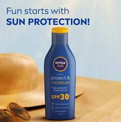 Sữa Chống Nắng Nivea Sun Protect & Moisture SPF30 PA+++ Sữa Chống Nắng Toàn Thân Dưỡng Ẩm Thoáng Mượt 75ml/125ml
