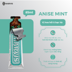 Kem Đánh Răng Marvis Kem Đánh Răng Trắng Răng, Kem Đánh Răng Thơm Mát, Kem Đánh Răng Cải Thiện Sâu Răng 25ml/75ml/85ml