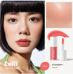 Má Hồng OFÉLIA Lolli Liquid Blush Má Hồng Dạng Kem Cho Đôi Má Hồng Xinh Xắn 4.3g