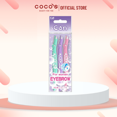 Set 3 dao cạo lông mày CAN KAI Nhật Bản CBM 3P Túi Màu Tím