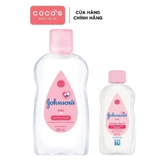 Dầu Mát Xa Dưỡng Ẩm Johnson's Baby Oil Massage Pink 200ml/50ml
