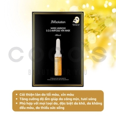 Combo 10 Mặt Nạ JMsolution Mask Cấp Ẩm, Dưỡng Trắng, Phục Hồi Da, Chăm Sóc Da Toàn Diện 30mlx10