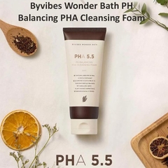 Sữa Rửa Mặt Wonder Bath PHA 5.5 Tạo Bọt Dịu Nhẹ Phù Hợp Với Da Nhạy Cảm 130ml