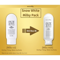 Kem Dưỡng Ủ Trắng Secret Key Body Snow White Milky Pack 200g