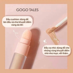Che Khuyết Điểm 2 Đầu Gogo Tales Moisturizing Traceless Concealer Special Fish