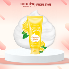 Sữa Rửa Mặt Senka Perfect Whip Vitc Dưỡng Sáng Mờ Thâm 100g (Vàng)