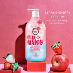 Sữa Tắm Happy Bath Be Happy with Berry & Cherry Blossom 900g
