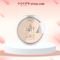 Phấn Phủ Catrice All Matt Plus Shine Control Powder Phấn Phủ Dạng Nén Lâu Trôi Màu #010 - 10g