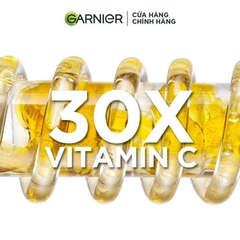 Tinh chất tăng cường sáng da mờ thâm Garnier Bright Complete 30x Vitamin C Booster Serum 30ml