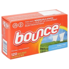 Giấy Thơm Quần Áo Bounce Mỹ Full Size, Bounce Sheets Outdoor Fresh 80/120 Tờ