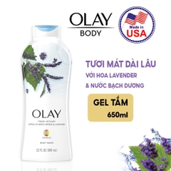 Sữa tắm Olay dưỡng da nhiều mùi hương 650ml