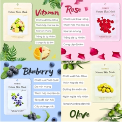 Mặt Nạ Foodaholic Nature Skin Mask, Mặt Nạ Dưỡng Ẩm, Mặt Nạ Giảm Mụn, Mặt Nạ Trắng Da 23g