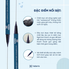 Dạ Kẻ Mắt Habaria Waterproof Brush Liner 1g