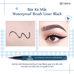 Dạ Kẻ Mắt Habaria Waterproof Brush Liner 1g