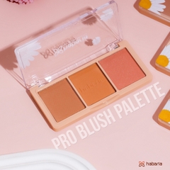 Bảng Phấn Má 3 Ô Habaria 3 Colors Pro Blush Palette 12g