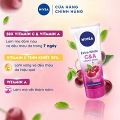 Sữa Dưỡng Thể Nivea Extra White C&A Vitamin Lotion Dưỡng Trắng & Đều Màu Da 180ml