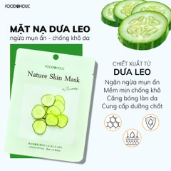 Mặt Nạ Foodaholic Nature Skin Mask, Mặt Nạ Dưỡng Ẩm, Mặt Nạ Giảm Mụn, Mặt Nạ Trắng Da 23g