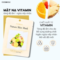Mặt Nạ Foodaholic Nature Skin Mask, Mặt Nạ Dưỡng Ẩm, Mặt Nạ Giảm Mụn, Mặt Nạ Trắng Da 23g