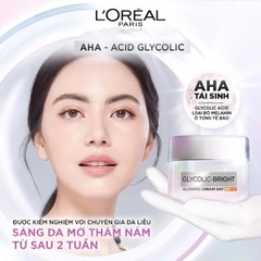 Kem Dưỡng Sáng Da Ban Ngày L'Oreal Paris Glycolic Bright SPF 17 50ml - NGÀY