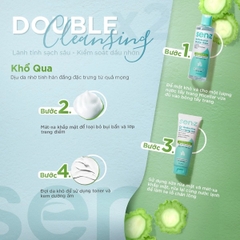 Nước Tẩy Trang SENZ Tẩy Trang Micellar Water & Cleansing gel Cấp Ẩm, Sạch Sâu, Sáng Da Micellar Water 250ml - Bộ đôi Khổ Qua
