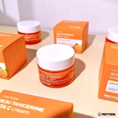 Kem Dưỡng Sáng Da The Pure Jeju Tangerine Vitamin C Cream Pretty Skin 52ml