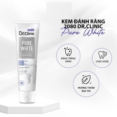 Kem Đánh Răng DR.CLINIC Giúp Làm Trắng Răng , Đánh Bay Mảng Bám , Giữ Răng Chắc Khỏe 110g