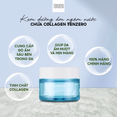 Kem Dưỡng Ẩm Sáng Da, Chống Lão Hóa Tenzero Collagen Moisture Water Cream 50g 