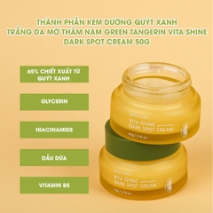 Kem Dưỡng Chiết Xuất Quýt Xanh Giảm Thâm Nám Bergamo Vita Shine Dark Spot Cream 50g