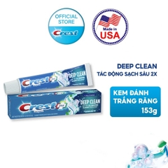 Kem Đánh Trắng Răng Crest 3D White Radiant Mint 107g/ Deep Clean 153g/ Whitening Scope 153g