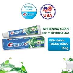 Kem Đánh Trắng Răng Crest 3D White Radiant Mint 107g/ Deep Clean 153g/ Whitening Scope 153g