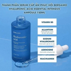 Serum Collagen Bergamo Hyaluronic Acid Essential Intensive Ampoule 150ml - XANH DƯƠNG