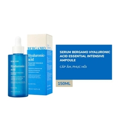 Serum Collagen Bergamo Hyaluronic Acid Essential Intensive Ampoule 150ml - XANH DƯƠNG