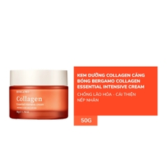 Kem Dưỡng Bergamo Collagen Essential Intensive Cream, Cấp Ẩm, Phục Hồi Da 50g - ĐỎ