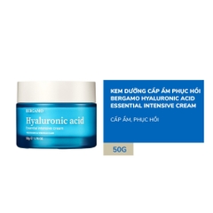 Kem Dưỡng Bergamo Hyaluronic Acid Essential Intensive Cream, Cấp Ẩm, Dưỡng Da 50g - XANH DƯƠNG