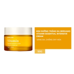 Kem Dưỡng Bergamo Vitamin Essential Intensive Cream, Cấp Ẩm, Phục Hồi Da 50g - VÀNG