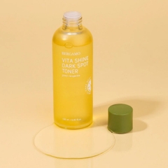 Toner Quýt Xanh Trắng Da Mờ Thâm Nám Bergamo Green Tangerine Vita Shine Dark Spot Toner 180ml