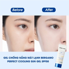 Gel Chống Nắng Mát Lạnh Bergamo Perfect Cooling Sun Gel SPF50 70ML