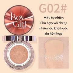 Phấn Nước Gogo Tales Glazed Soft Air Boy Girl Cushion Dưỡng Ẩm Che Khuyết Điểm Kèm Lõi Thay Thế 13gx2