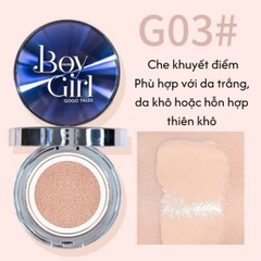Phấn Nước Gogo Tales Glazed Soft Air Boy Girl Cushion Dưỡng Ẩm Che Khuyết Điểm Kèm Lõi Thay Thế 13gx2